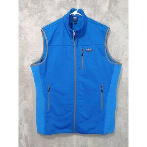 Bills Khakis Vest Mens 2XL Blue Fleece Four Season Full Zip Pockets